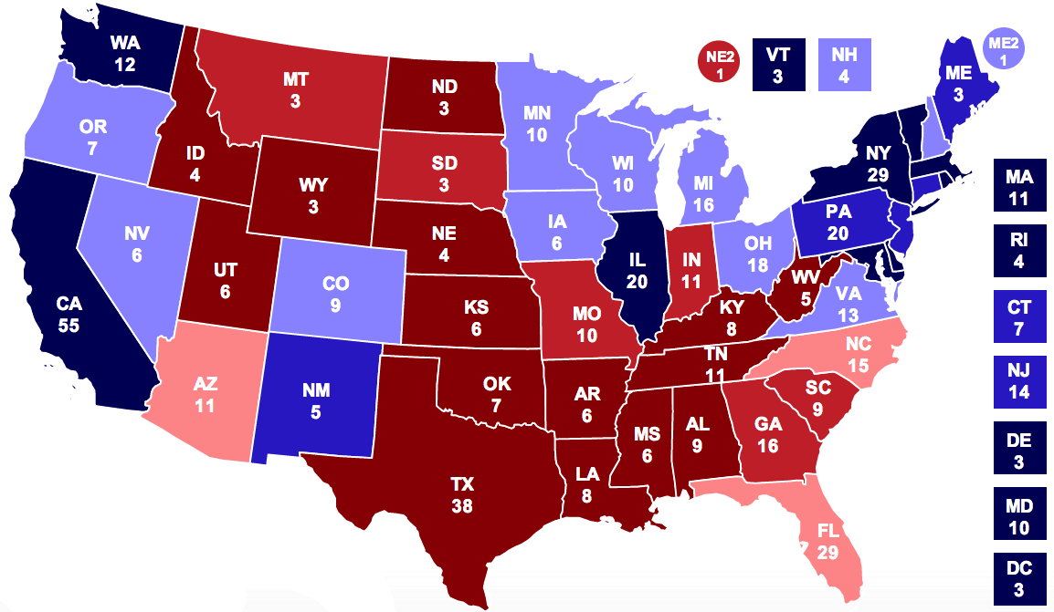 538 Electoral College Prediction 2025 Austin Carr